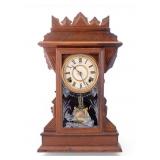 Antique "Leopard" Walnut Parlor Clock