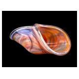 Italian Murano Art Glass Bowl w/ Original Label