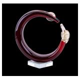 Hand Blown Art Glass Sculpture