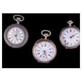 New England & Other Watches in 800 & 925 Cases