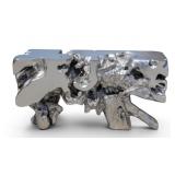 Silver-Tone Table Base