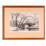 Bird Creek in Thaw by Arthur W Hall (Am 1889-1981)
