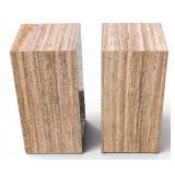 Pair of Pedastals with Overlay
