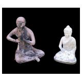 2 Figural Garden Statues
