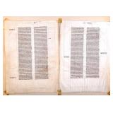 1210 AD Manuscript on Paper, Double Page