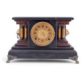 Antique Gilbert Thrush Victorian Mantle Clock