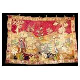 Handwoven Tapestry, 18th/19th C, Pastoral Scene