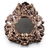 Mid Century Ornate Adam & Eve Wall Mirror