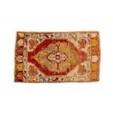 Antique Turkish Throw Rug