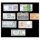 Vintage and Early International Paper Currency
