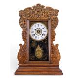 Antique Gilbert Capitol Gingerbread Mantle Clock
