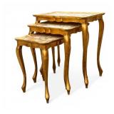 3 Florantine-Style Nesting Tables