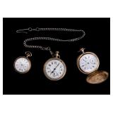Elgin and Waltham Pocket Watches