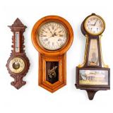 Wittner Regulator, Thomas Banjo, and Another Clock