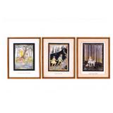 Marjory Hood Offset Lithographs c. 1930-40s (3)
