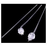 Orrefors Crystal 'Silver Flowers' Set