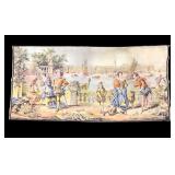 French Woven Tapestry with Venetian Scene