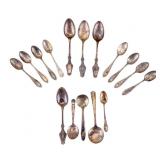 Silver Plated Spoon Grouping