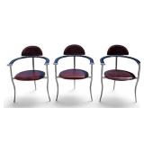 Modern Metal Armchairs (3)