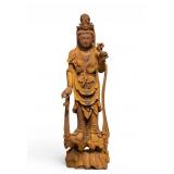 Composite Garden Accent Guanyin Statue