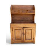 Copper Lined Dry Sink with Top Rack