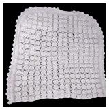 Vintage Doyle Crochet Rosette Coverlet