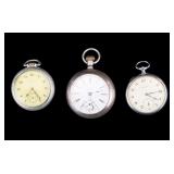 Elgin, Lakeshore, & Record Pocket Watches