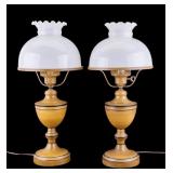 Vintage Metal Lamps Pair