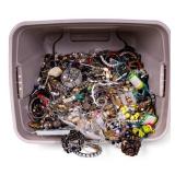 Broken, Crafting, more Costume Jewelry (36lbs)