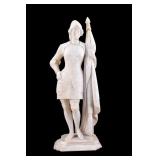 Stone Statue of Joan of Arc with Base