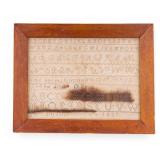 1829 Cross Stitch Sampler