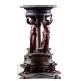Monumental Patinated Bronze Jardiniere