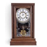 Antique Gilbert 8-Day Wood case Mantle Clock