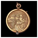 Victorian Gold Filled Penny Case
