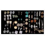 Vintage Designer and Costume Earring Group