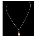 10K Gold Diamond Necklace