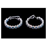 Judith Ripka Sterling Earrings