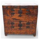 Antique Jeon-Ju Chest with Iron Hardware