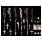 Rosaries, Relic Cloth, and Prayer Medallions