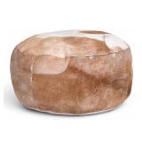 Brazilian Cowhide Ottoman