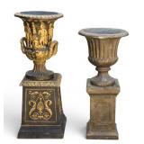 Composite Decorative Urns (2)