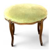 Antique French Velvet Footstool