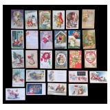 Antique Embossed Holiday Cards