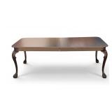 Rectangular Dining Table with Ball and Claw Feet