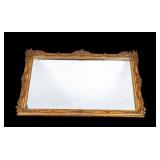 20th C Decorator Gilt Wood Hart Mirror