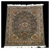 Hand Knotted Persian Silk Area Rug