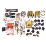 Gilbert, Ingraham Clock Movements & Various Parts