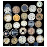 Antique Mantle Clock Dials and Glass