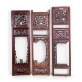 Antique Chinese Carved Wood Window Shutters (3)