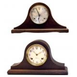 Sessions and Gilbert Vintage Tambour Mantle Clocks
